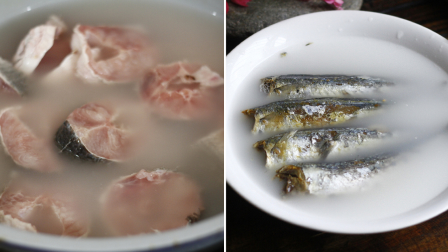 Ngâm cá với một trong những loại nước dưới đây sẽ giúp khử mùi tanh của cá một cách hiệu quả.