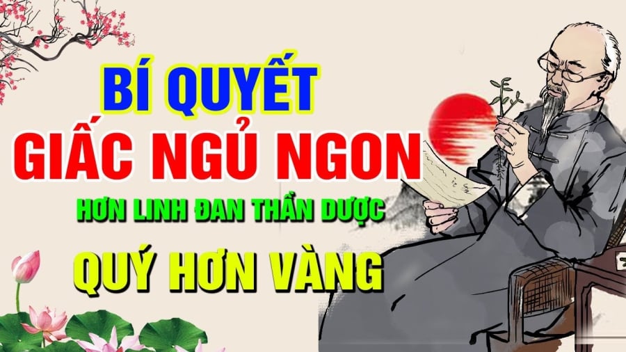 Bí quyết vàng dưỡng giấc ngủ từ người xưa