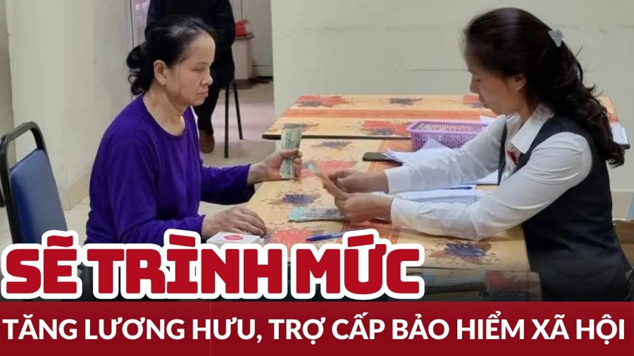 Điều chỉnh mức lương hưu, trợ cấp bảo hiểm xã hội và trợ cấp hằng tháng đối với các đối tượng hưởng lương hưu, trợ cấp bảo hiểm xã hội và trợ cấp hằng tháng