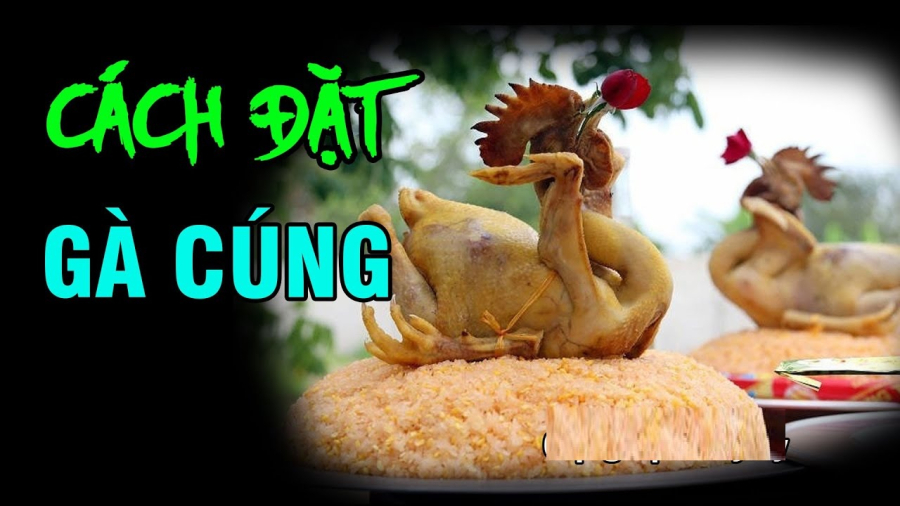 Hướng đặt gà cúng chuẩn phong thủy
