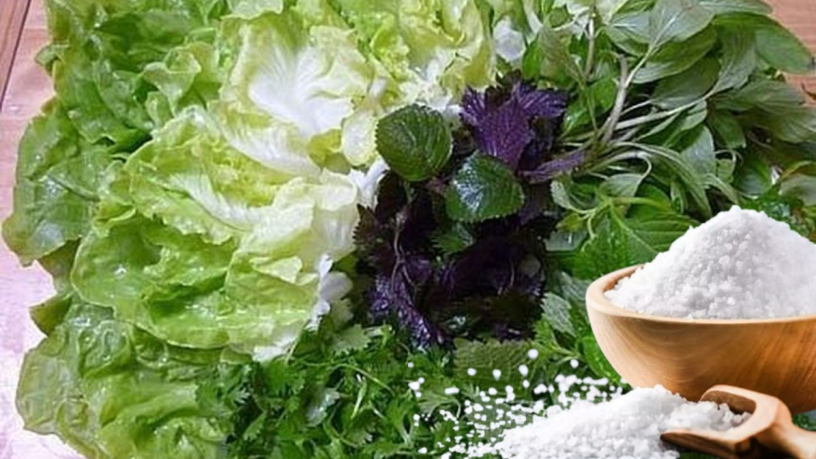 Ngâm rau củ nước muối là kinh nghiệm lưu truyền từ lâu
