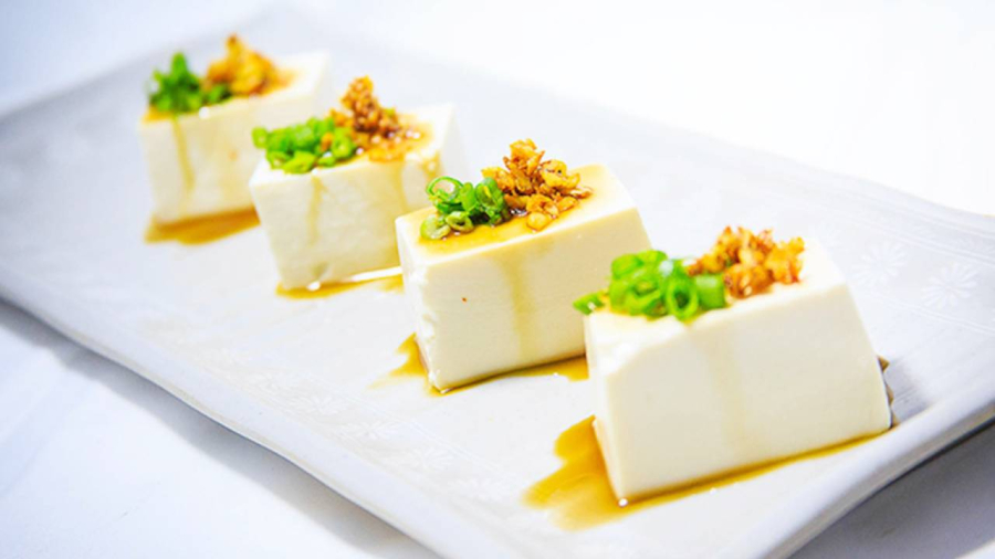 Trứng hấp đậu phụ