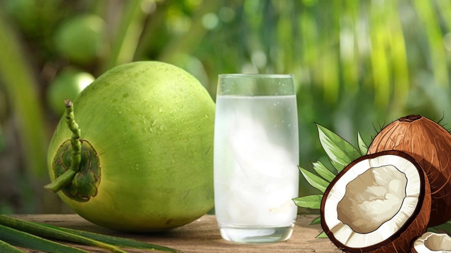 Nước dừa rất tốt cho ngày hè nhưng cần uống đúng 