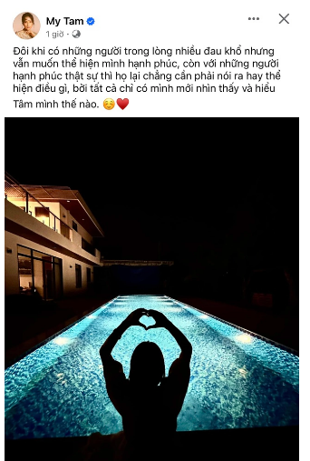 Mỹ Tâm đăng bài ẩn ý kèm hành động làm hình trái tim trong ngày sinh nhật của Mai Tài Phến    