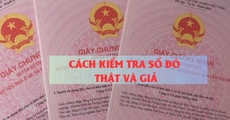 Kiểm tra mã vạch trên Sổ đỏ