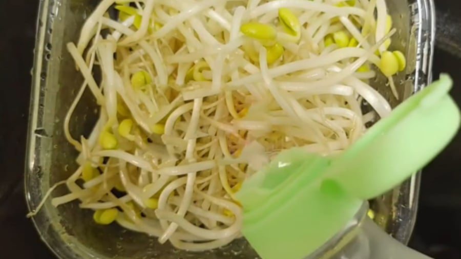 Bạn có thể bảo quản giá đỗ bằng cách ngâm nước.