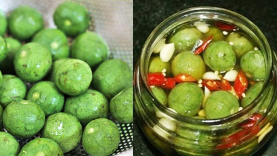 Sấu ngâm mắm hấp dẫn và ngon miệng