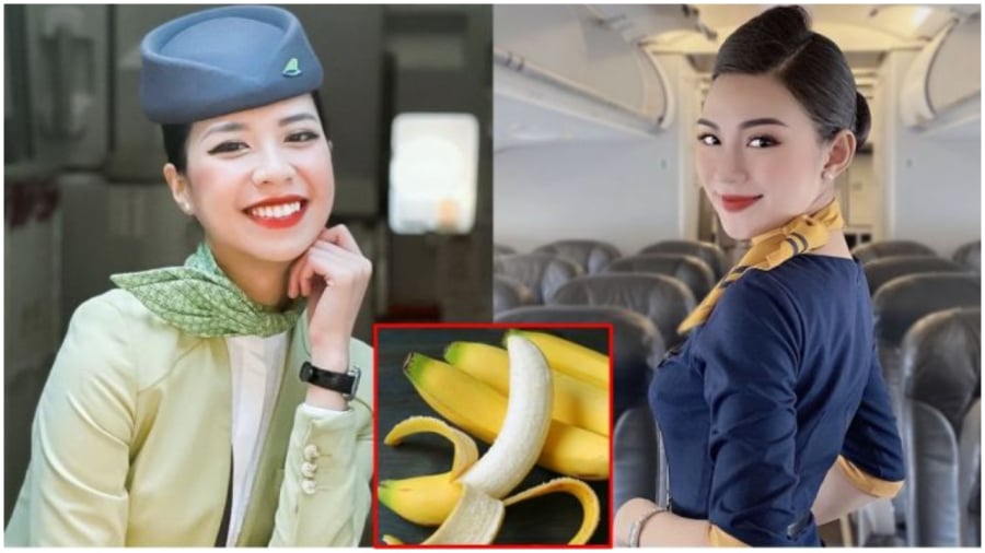 Vì sao tiếp viên hay mang theo 1 quả chuối lên máy bay