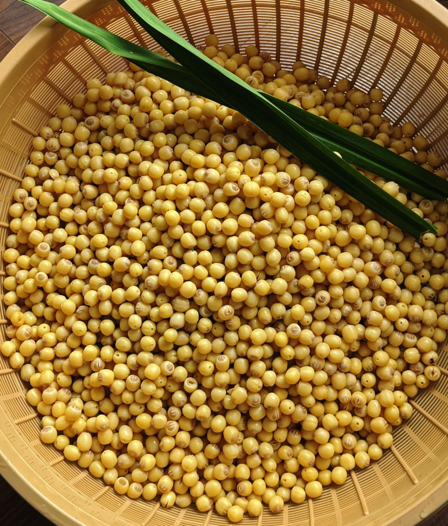 Chần sơ hạt sen tươi    