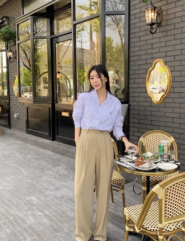 Combo màu sắc này sẽ mang đến cho người diện nét sang trọng, tinh tế. 