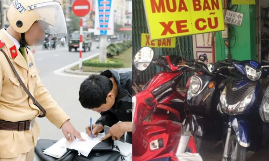 Quá hạn sang tên xe, chủ xe sẽ phải nộp phạt