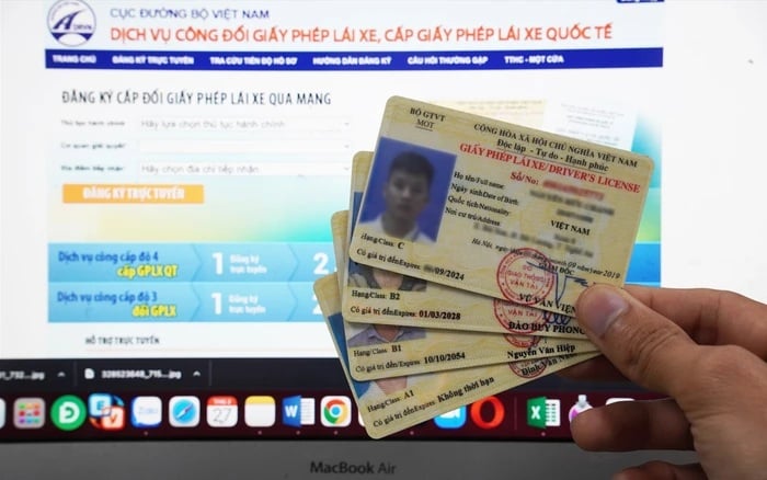 Thông tin GPLX đã được xác thực trên ứng dụng VNeID cũng được công nhận là hợp lệ