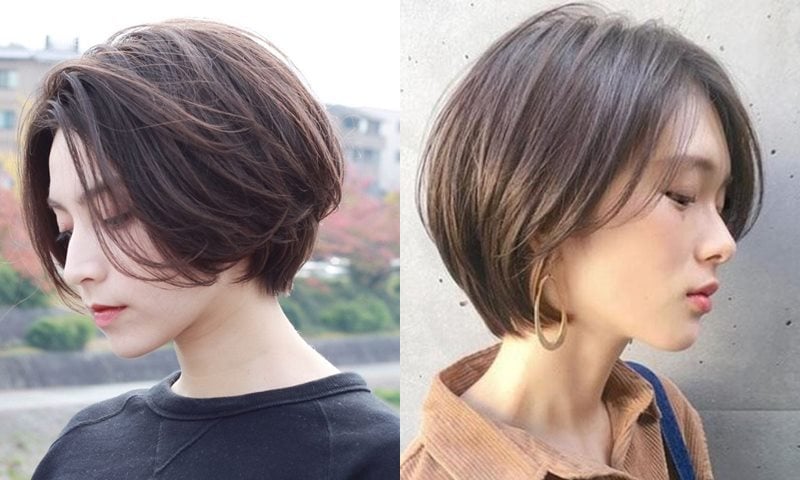 Tóc bob  layer tỉa ngắn