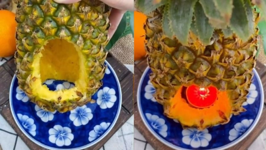 Vỏ dứa có mùi thơm tự nhiên dễ chịu, giúp loại bỏ các mùi hôi trong nhà rất tốt.
