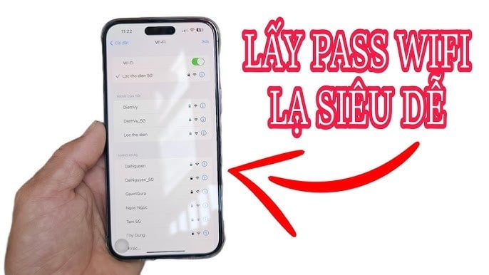 Dùng wifi không cần mật khẩu