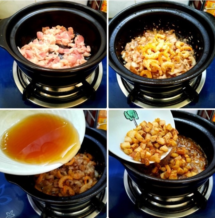 Tiến hành làm kho quẹt
