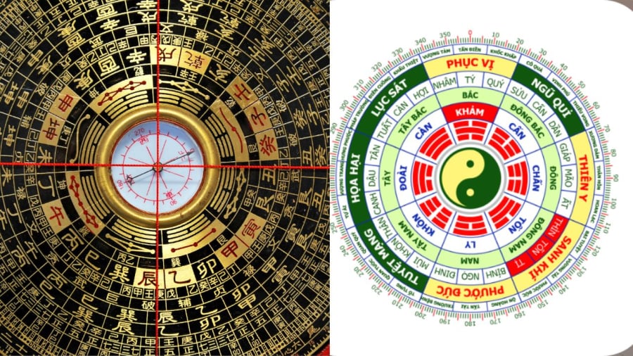 Dưới ban thờ chỉ nên đặt đồ thờ cúng hoặc đặt thêm la bàn phong thủy