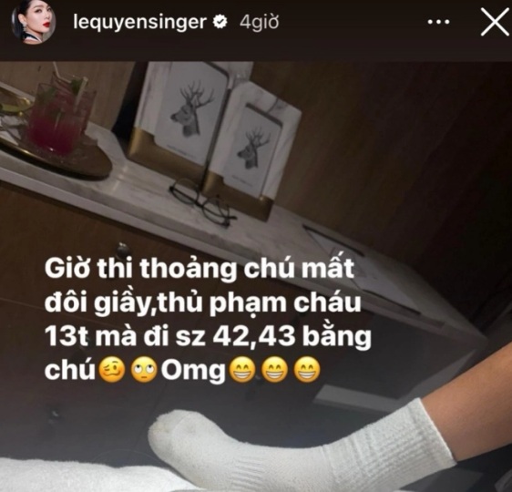 Lệ Quyên tiết lộ con trai thỉnh thoảng lại lấy giày của Lâm Bảo Châu để mang    