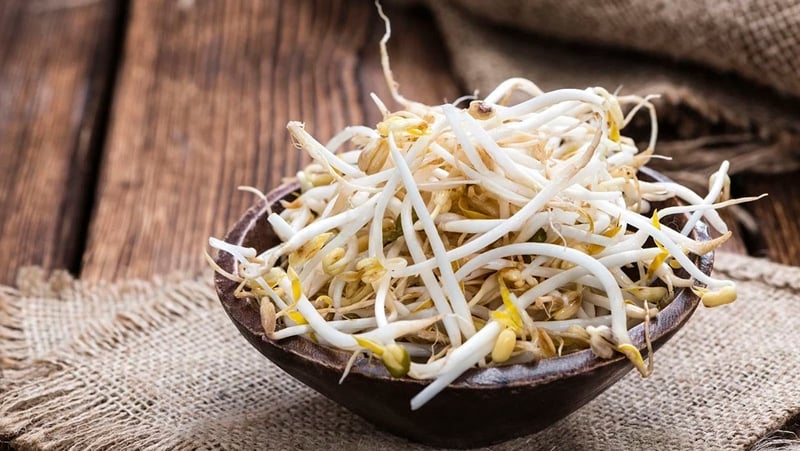 Giá đỗ giàu dinh dưỡng nhiều canxi