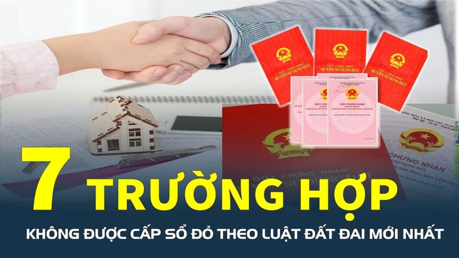 Trường hợp không được cấp Sổ đỏ từ 01/01/2025