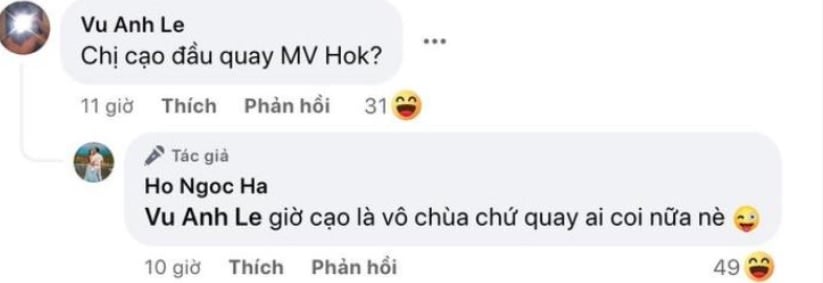 Câu nói nửa thật nửa đùa của Hồ Ngọc Hà vì thế cũng khiến fan dở khóc dở cười. 