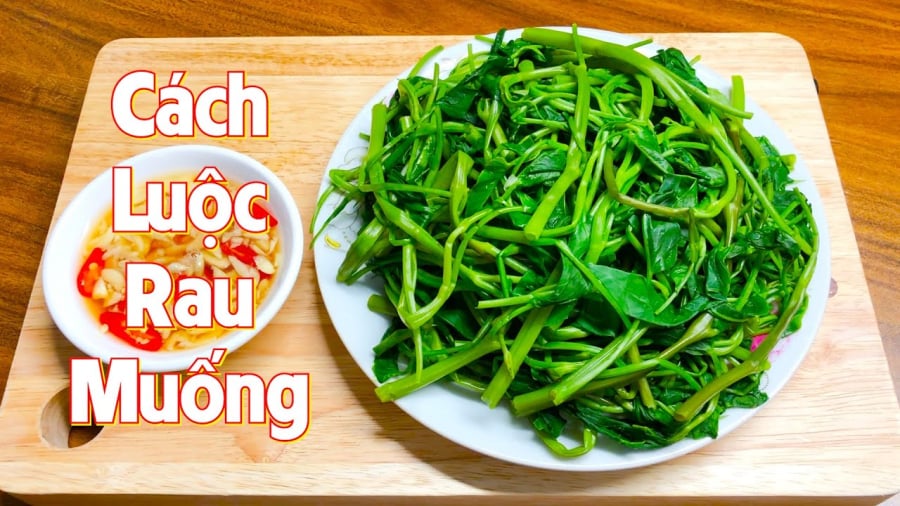 Mẹo luộc rau muống