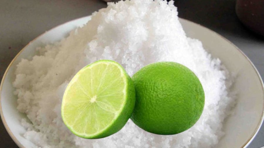 Muối và chanh có tính chất tẩy trắng
