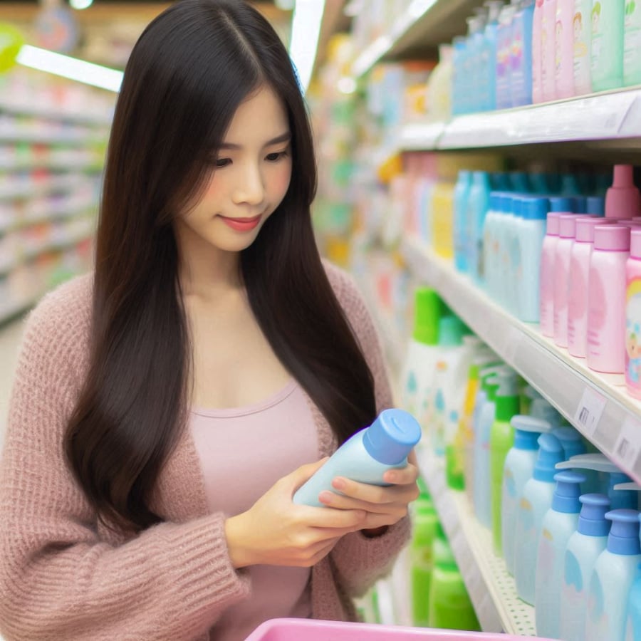Mẹ nên chọn các sản phẩm được thiết kế riêng cho trẻ em, có độ pH cân bằng và đã được kiểm nghiệm da liễu