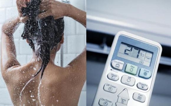 Ngồi trước điều hòa sau khi đi tắm có thể gây đột quỵ.