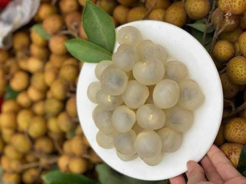 Nhãn lồng Hưng Yên mang một hương vị độc đáo mà không nơi nào có thể sánh bằng