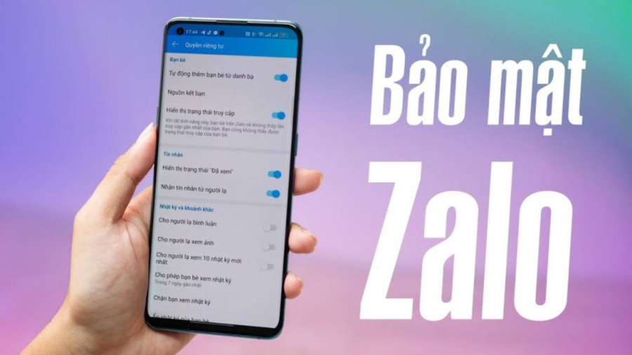 Bảo vệ sự riêng tư trên zalo 