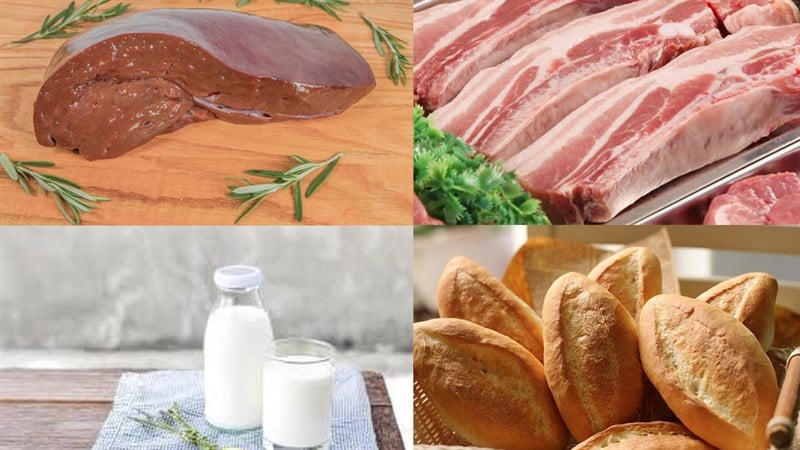 Nguyên liệu làm pate gan heo    