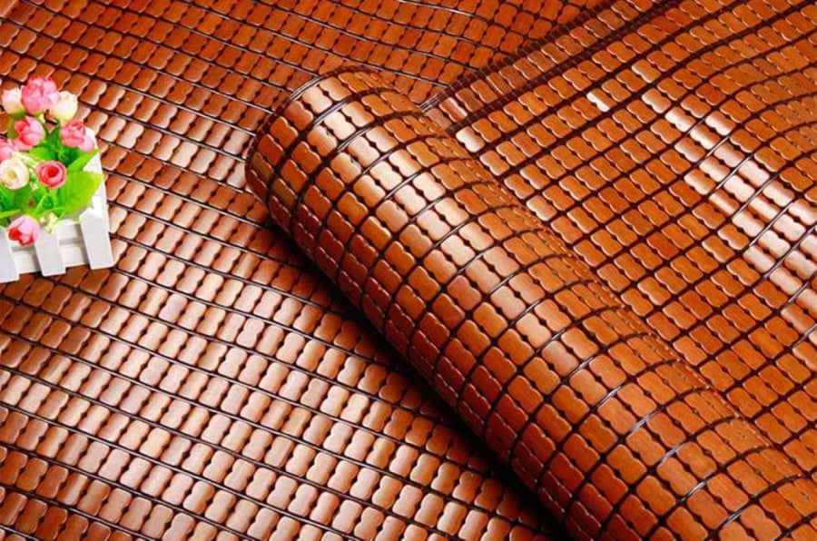 Chiếu trúc được đánh giá mát hơn chiếu cói hay chiếu pha nylon.