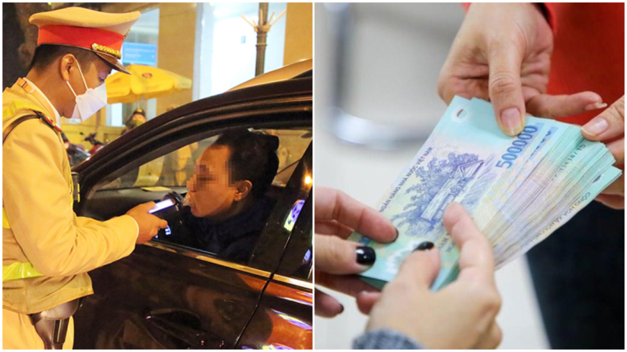 Người uống 1 cốc bia 1 ly rượu có bị CSGT xử phạt nồng độ cồn