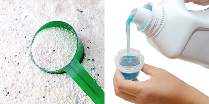 Bột giặt với hàm lượng chất tẩy rửa cao có thể tăng hiệu quả của thuốc trừ sâu.