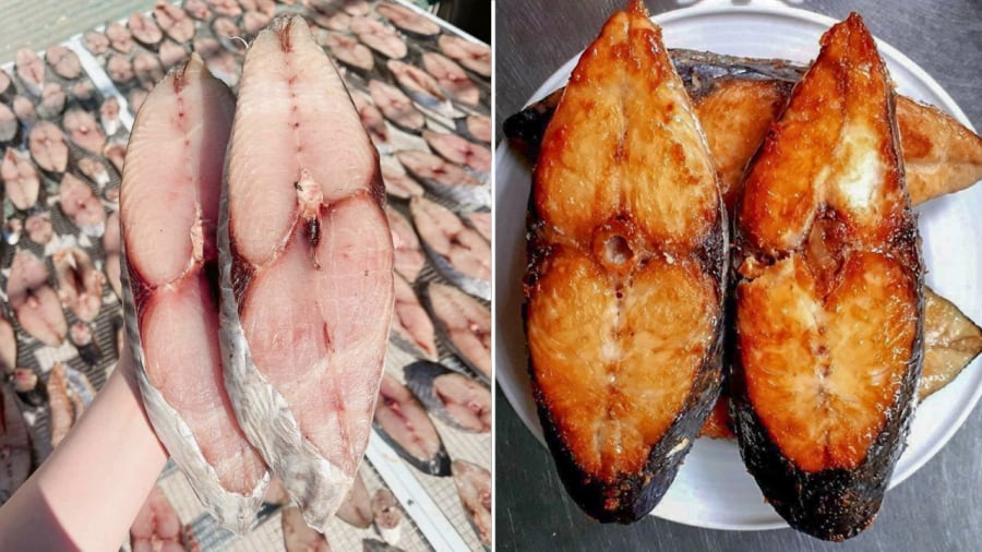 Cá thu nhiều thịt, ít xương, có lượng omega-3 nhiều hơn cá hồi.