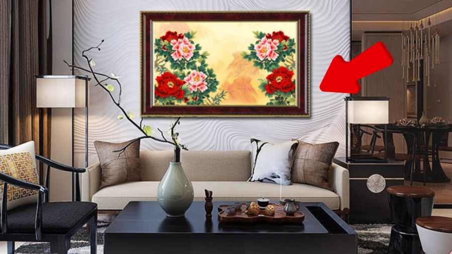 Không treo tranh phong cảnh hướng Đông và không treo gương hướng Tây tránh cản đường tài lộc