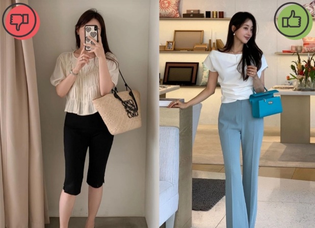 Quần lửng dáng ôm đang là một trong những xu hướng có thể gây ra một số vấn đề.