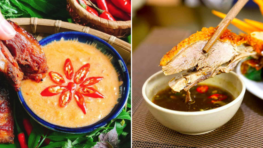 Có thể sử dụng nước tương hoặc chao để làm nước chấm vịt nướng, vịt quay.