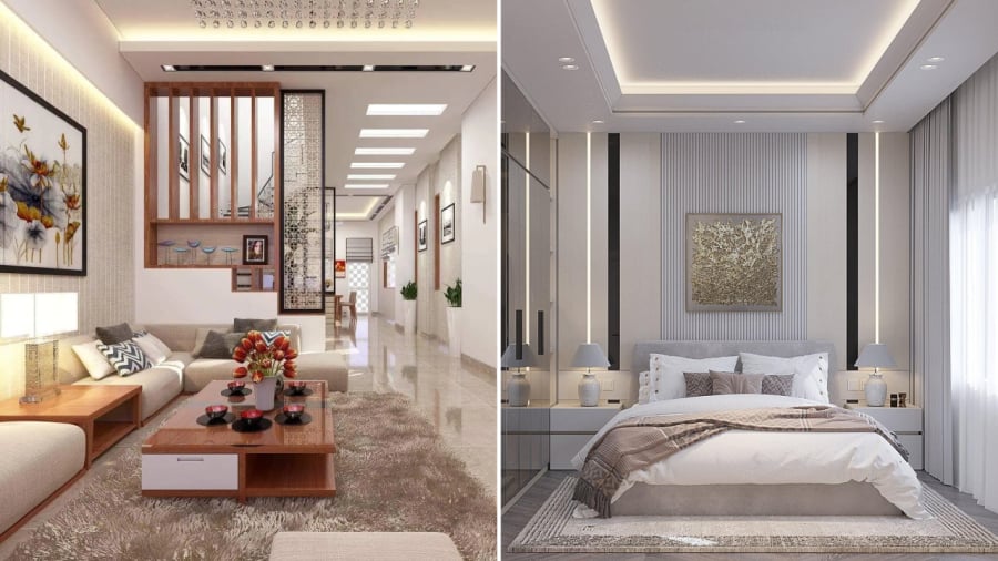 Phòng ngủ có diện tích lớn hơn phòng khách là một trong những thiết kế không phù hợp phong thủy.