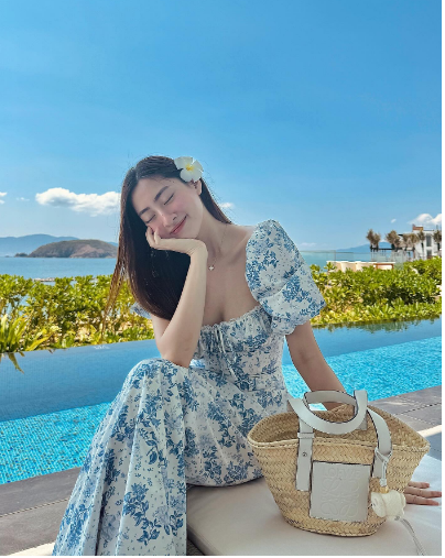 Dù sở hữu chiều cao lý tưởng, Lương Thùy Linh không hề chủ quan trong khoản tôn dáng. 