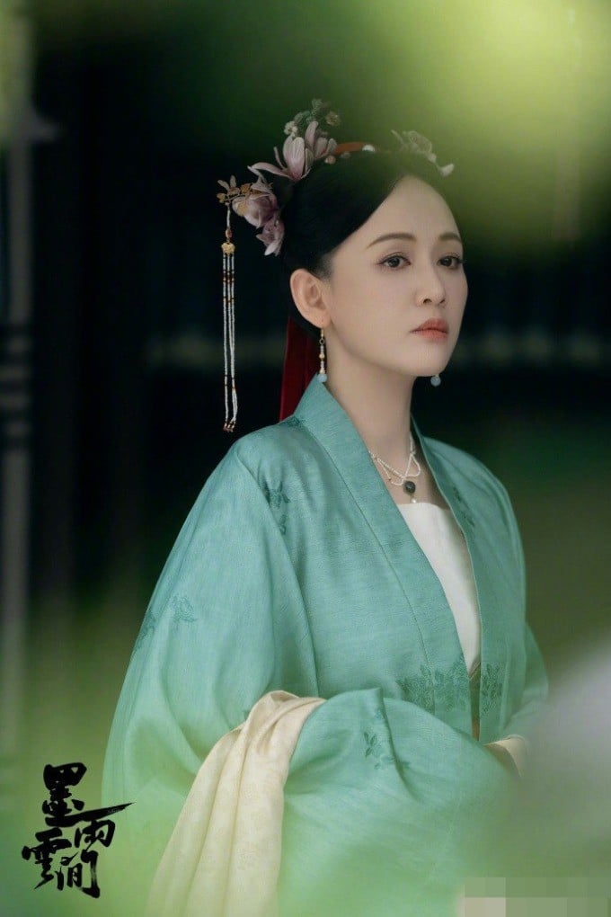 Tạo hình của Trần Kiều Ân trong 'Mặc vũ vân gian'. Ảnh: Weibo    