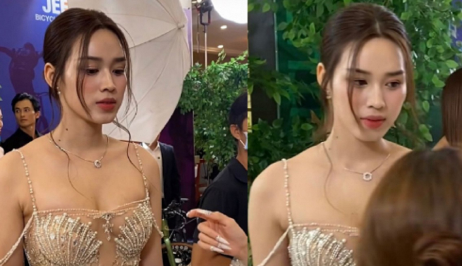 Đỗ Thị Hà gây chú ý khi lộ biểu cảm có phần mệt mỏi. 
