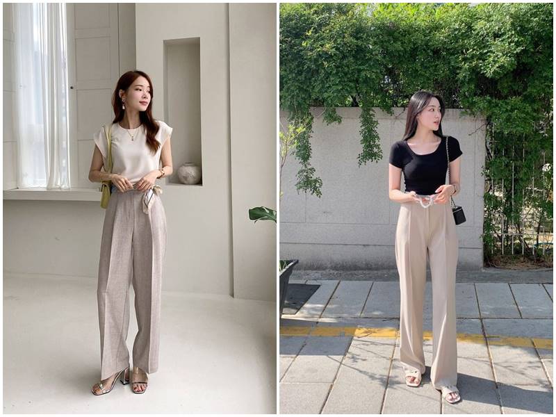 Các nàng nên chọn kiểu quần mang tông màu trung tính làm chủ đạo, vẻ ngoài vẫn ấn tượng, đồng thời ghi điểm tinh tế.