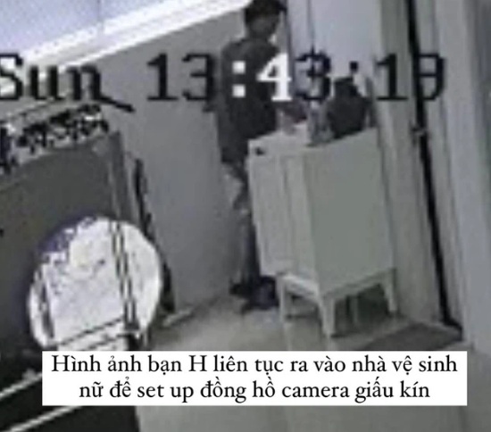 Đây là hình ảnh trích xuất từ camera an ninh tại studio    
