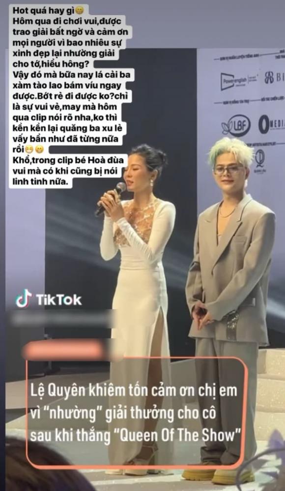 Hiện tại, chia sẻ này của người đẹp đang thu hút nhiều sự chú ý.