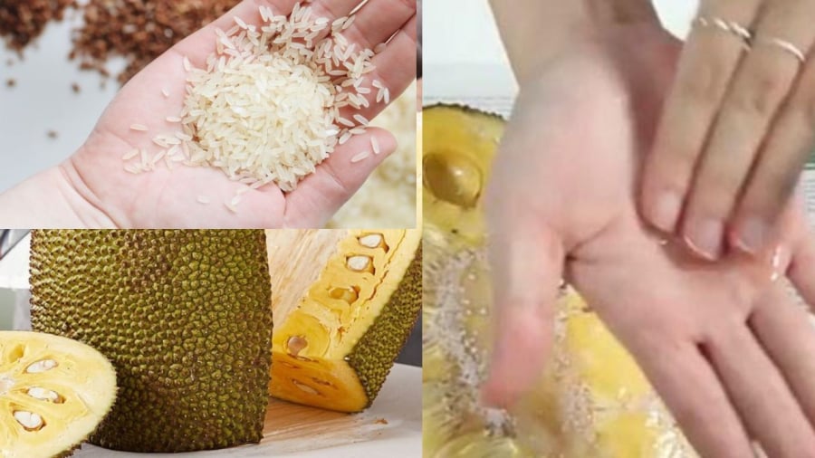 Gạo giúp làm sạch nhựa mít