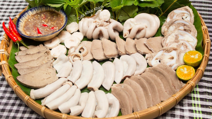 Lòng lợn ngon 