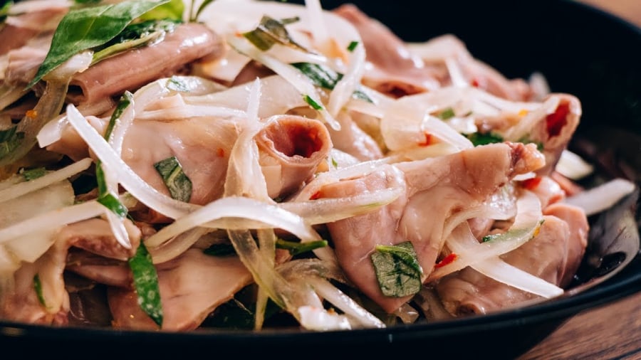 Gỏi lòng heo 