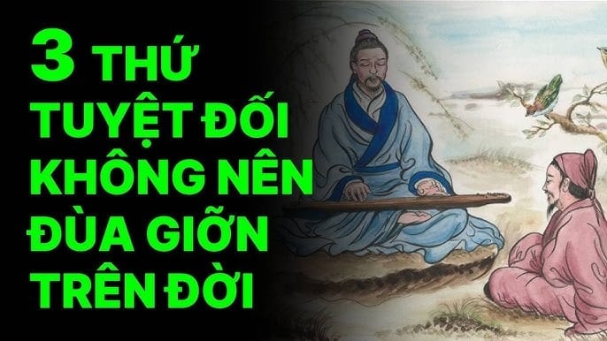 3 thứ tuyệt đối không nên đùa giỡn
